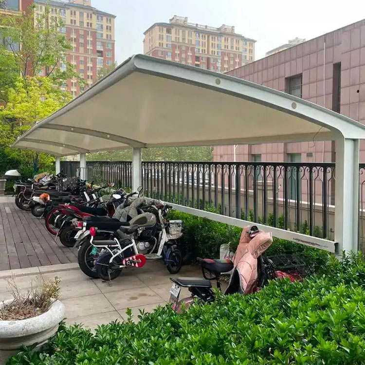 长宁县膜结构电动车棚